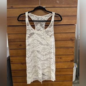 Bettinis cream colored cover up XS